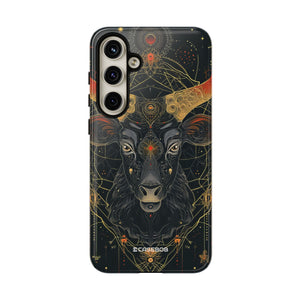 Mystical Bull: Cosmic Geometry - For Samsung S24