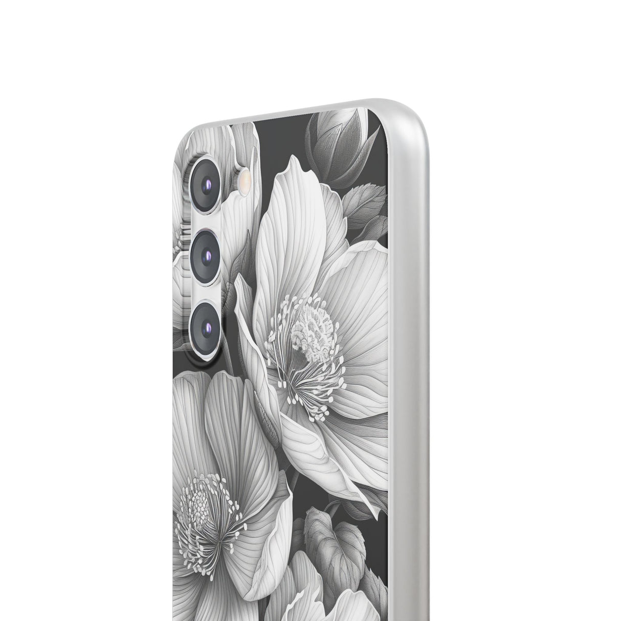 Botanische Eleganz | Flexible Handyhülle für Samsung Galaxy