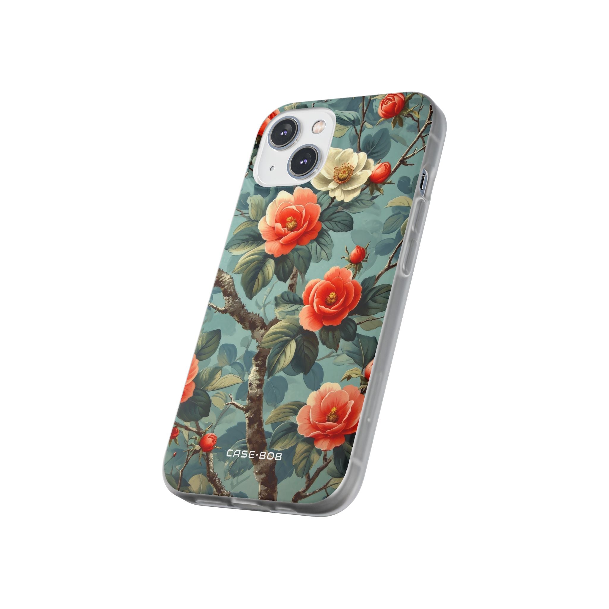 Coral Bloom iPhone 14 Case - Soft