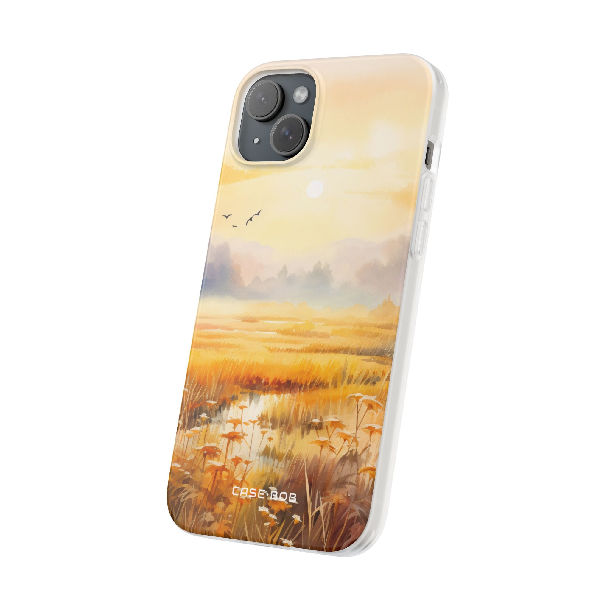 Glowing Sunrise iPhone 15 Plus Case - Soft