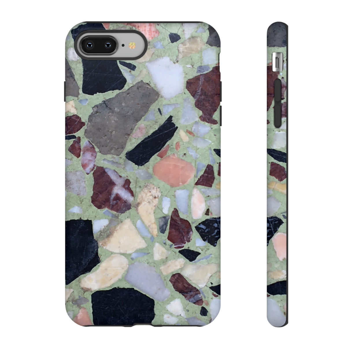 Terrazzo in Green - Protective Phone Case