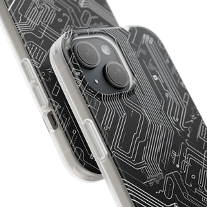 Cyber ​​Circuitry Art | Flexible Handyhülle für iPhone