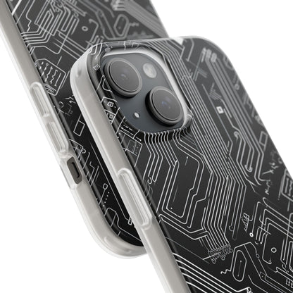 Cyber Circuitry Art | Flexible Phone Case for iPhone