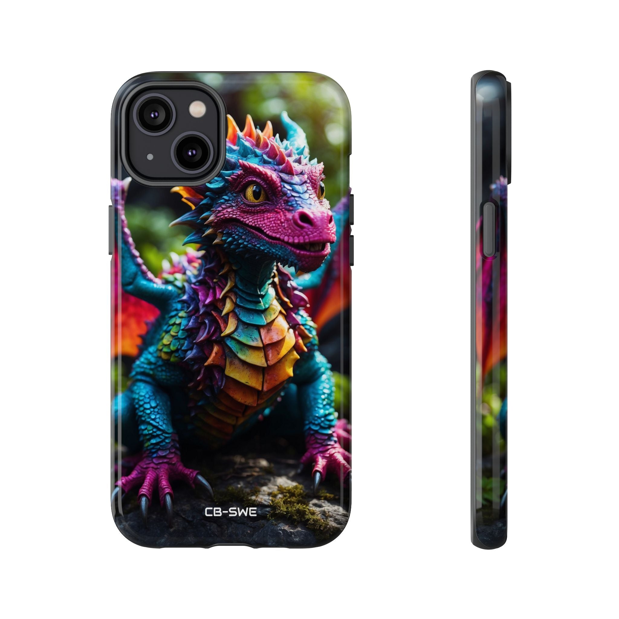 Friendly Dragon Smiles - iPhone Case