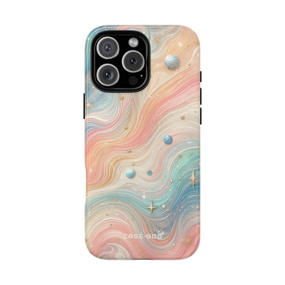 Iridescent Swirls iPhone 16 Pro Max Case - Tough
