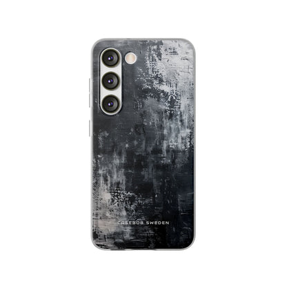 Textured Monochrome Blossom Samsung S23 - Flexi Phone Case