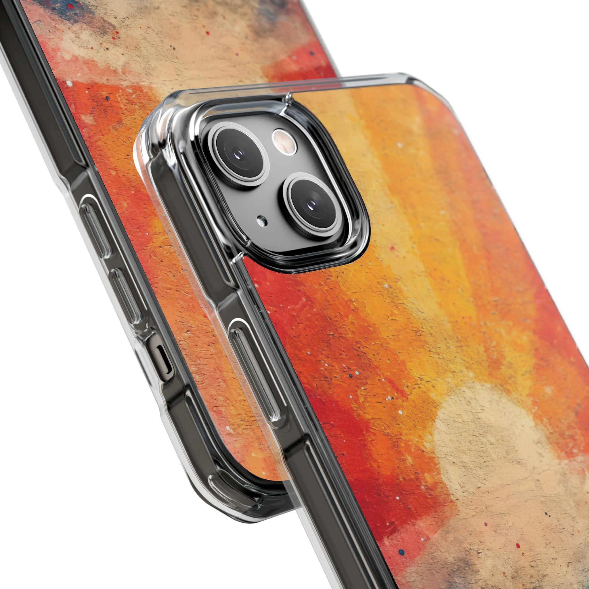 Sunburst Energy - Clear Impact iPhone 14 Phone Case