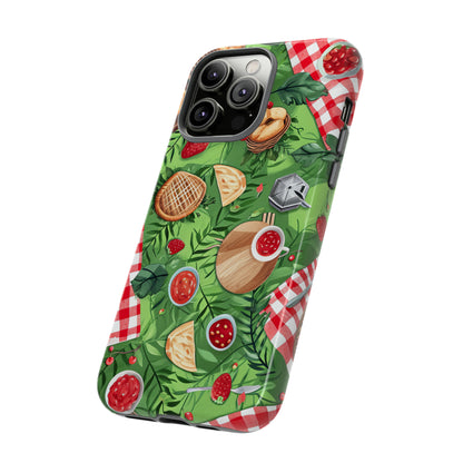 Picnic Love Checkered Bliss - Protective Phone Case