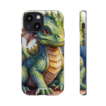 Green Dragon Smiles - iPhone Case
