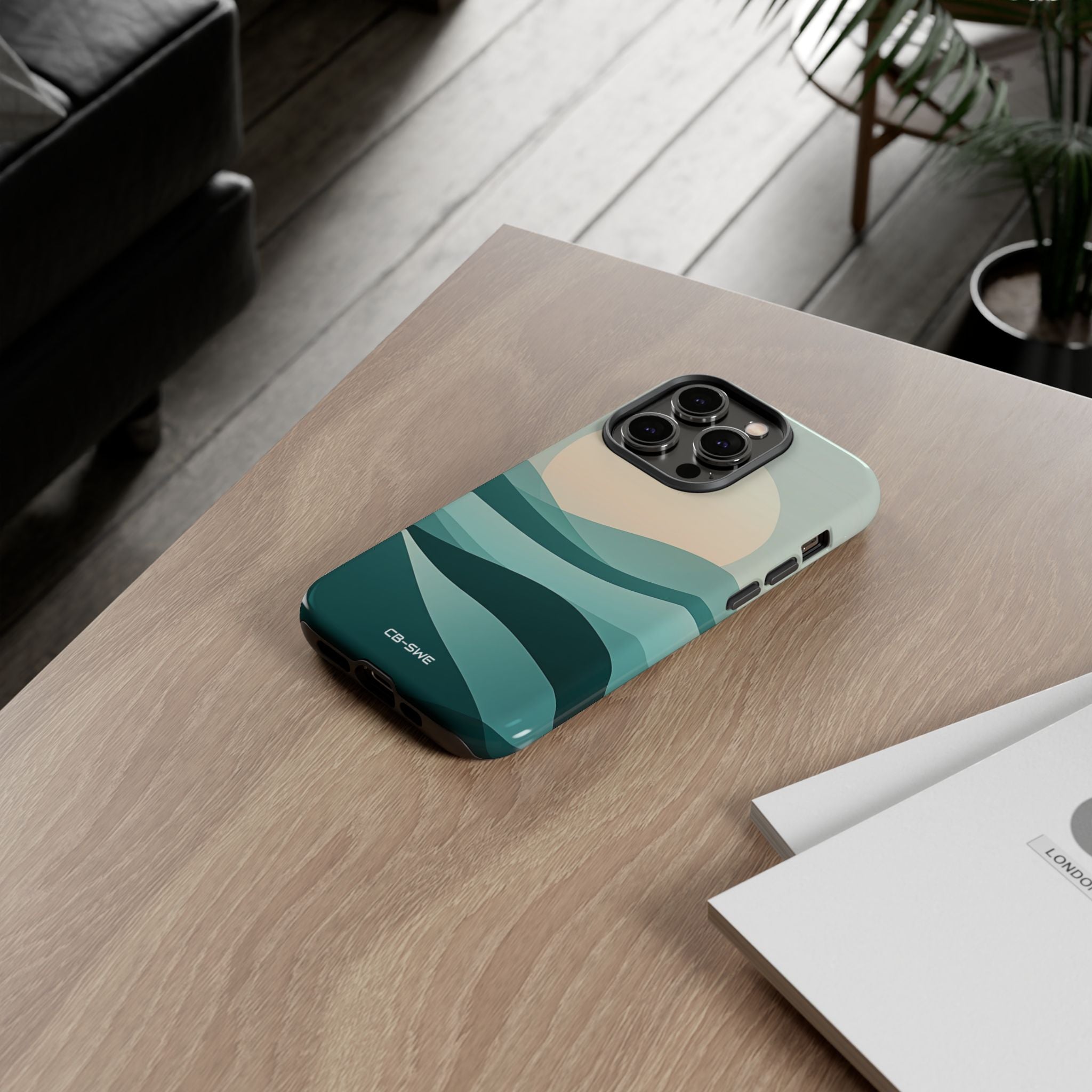 Fluid Harmony Waves - iPhone Case