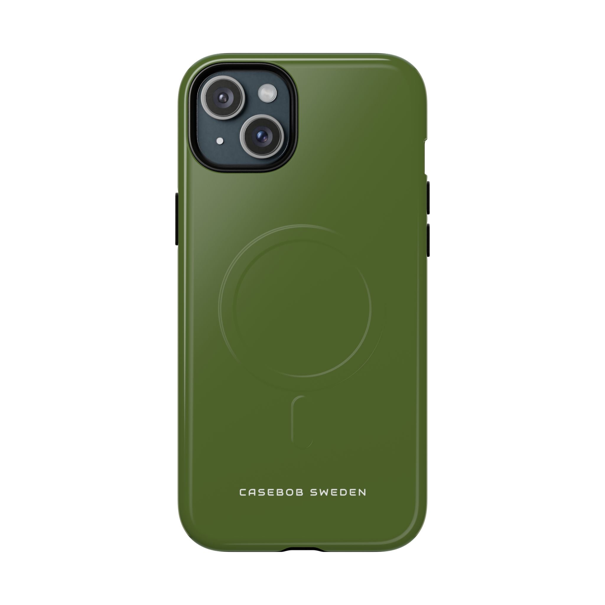 Dark Olive Green iPhone 15 | Tough+ Phone Case