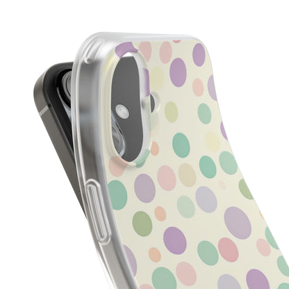 Playful Pastel Polka Dots - Flexi iPhone 16 Phone Case