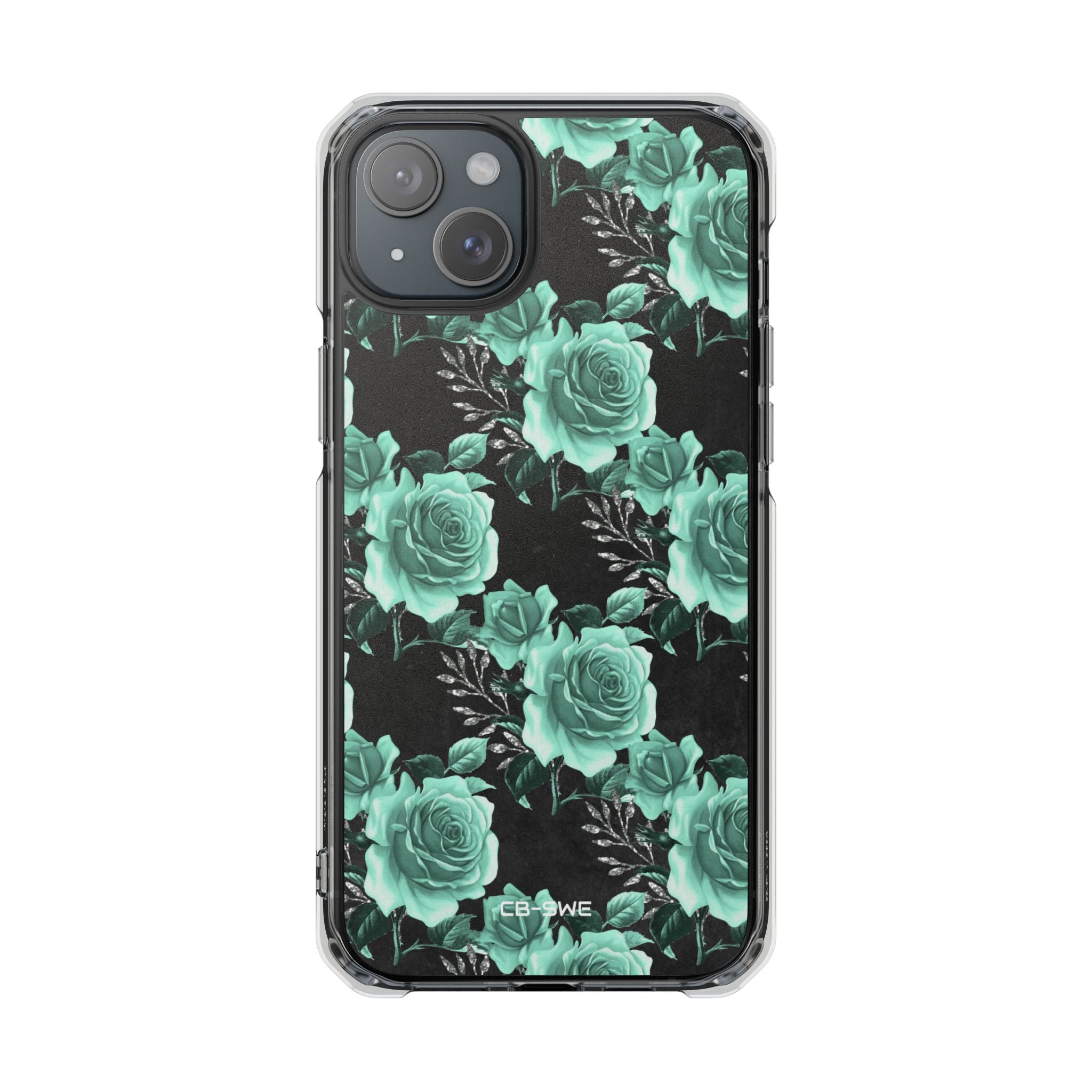 Turquoise Rose Symphony iPhone Case - Impact