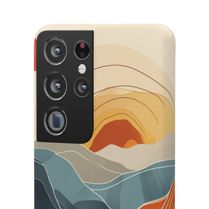 Sunset Waves | Slim Phone Case for Samsung