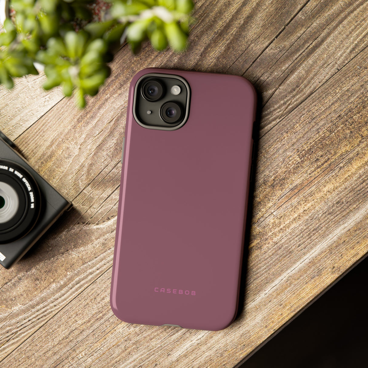 Mauve Taupe - Protective Phone Case