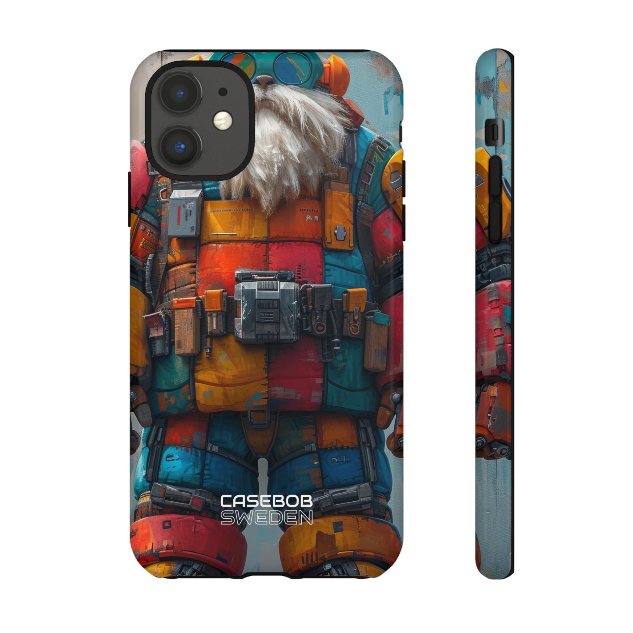 Whimsical Robot Wanderer iPhone 11 - Tough