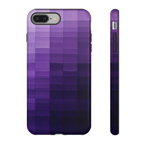 Purple Square Fusion - Protective Phone Case