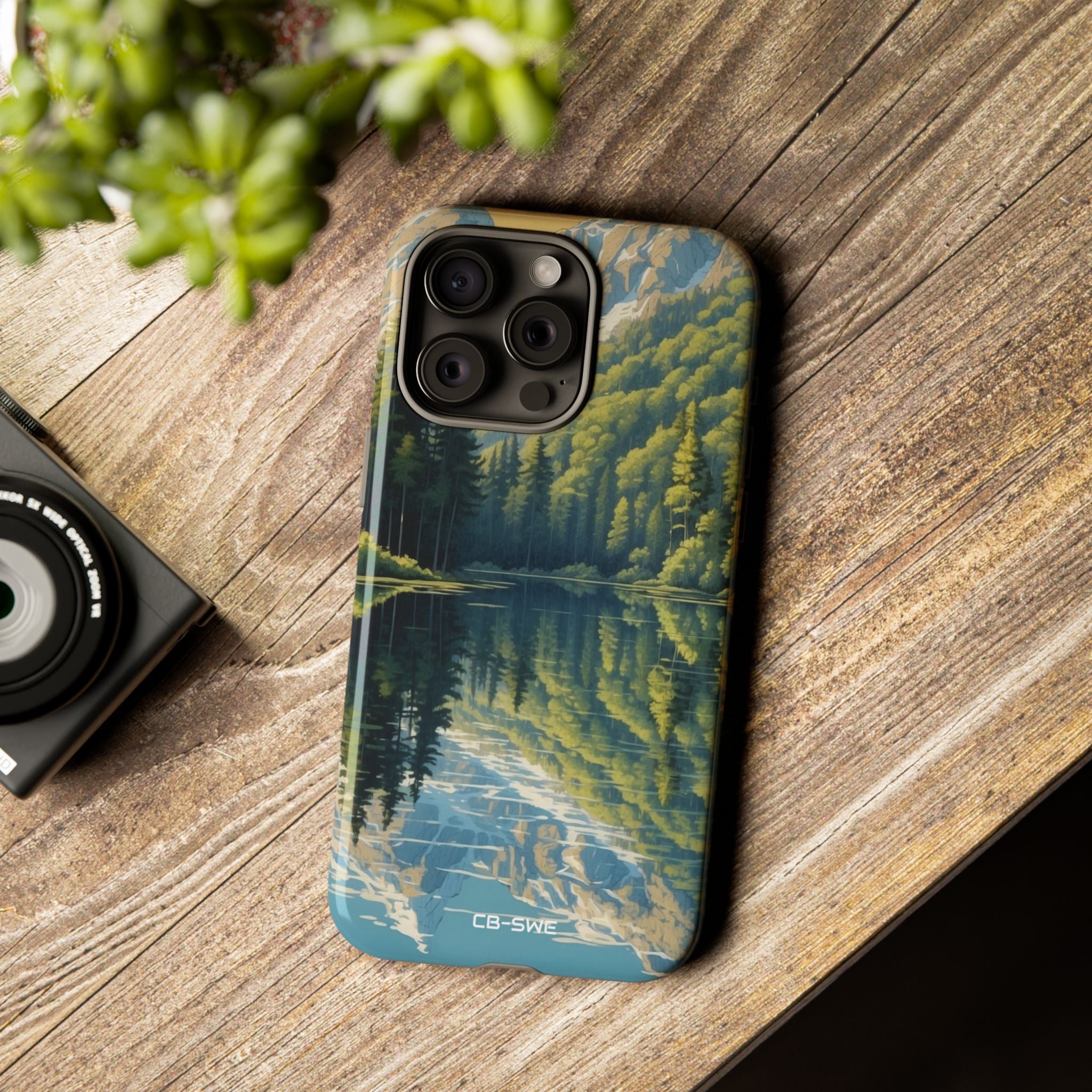 Mountain Peaks Reflect - iPhone Case