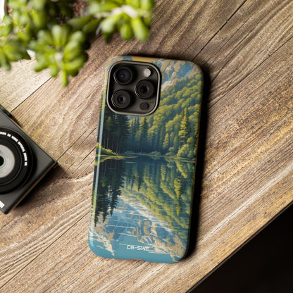 Mountain Peaks Reflect - iPhone Case