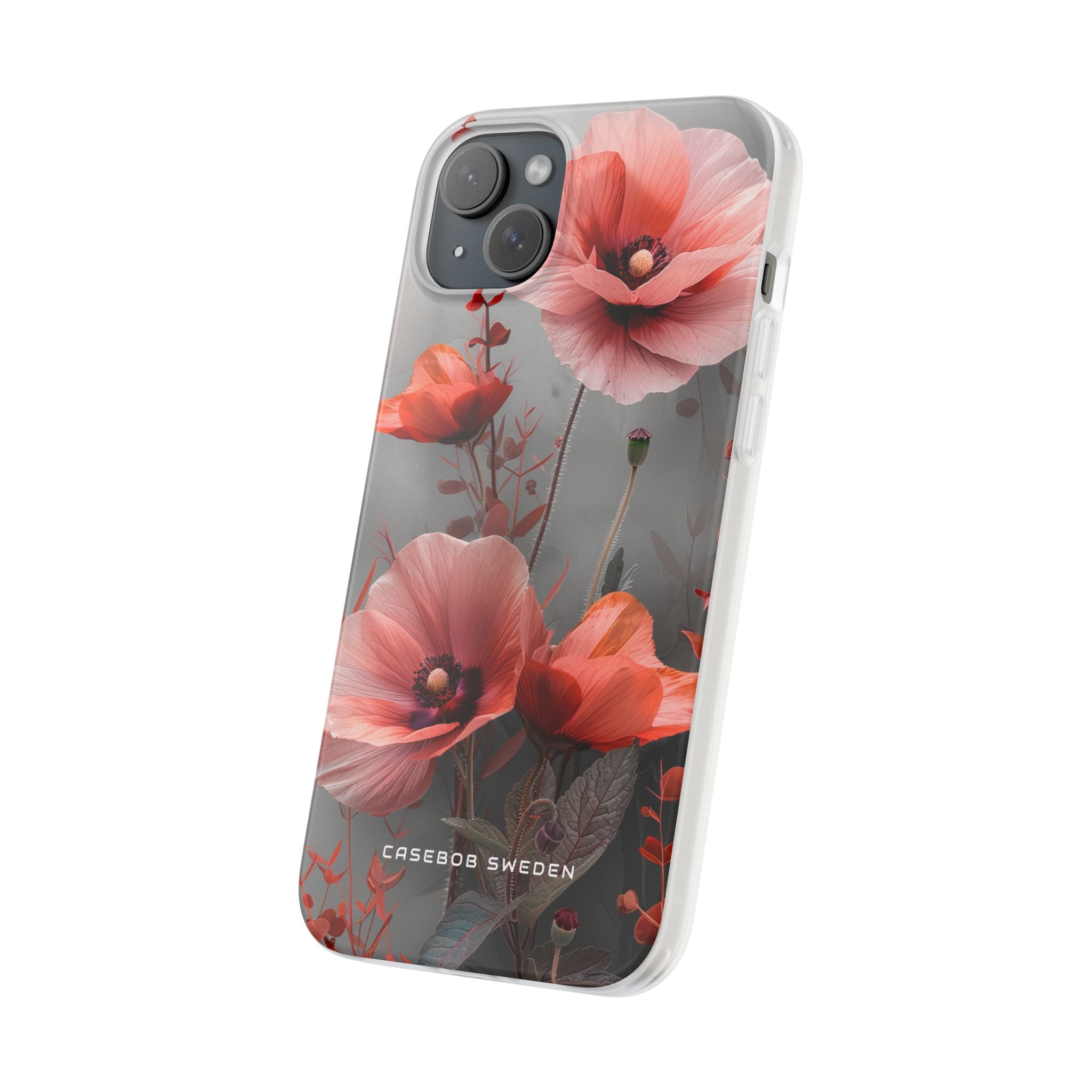 Ethereal Floral Elegance iPhone 15 - Flexi Phone Case