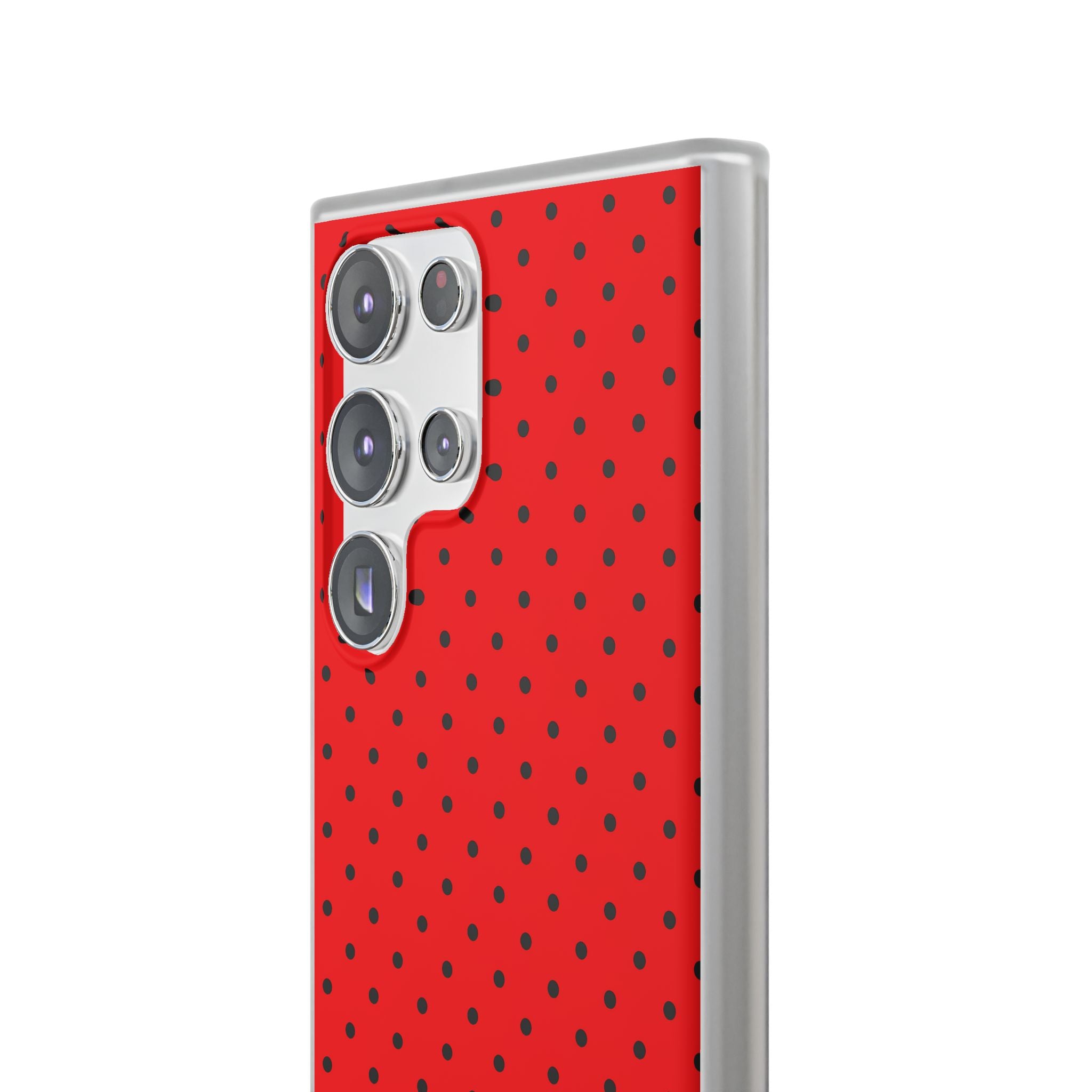 Crimson Dot Matrix Samsung S23 Ultra Case - Soft