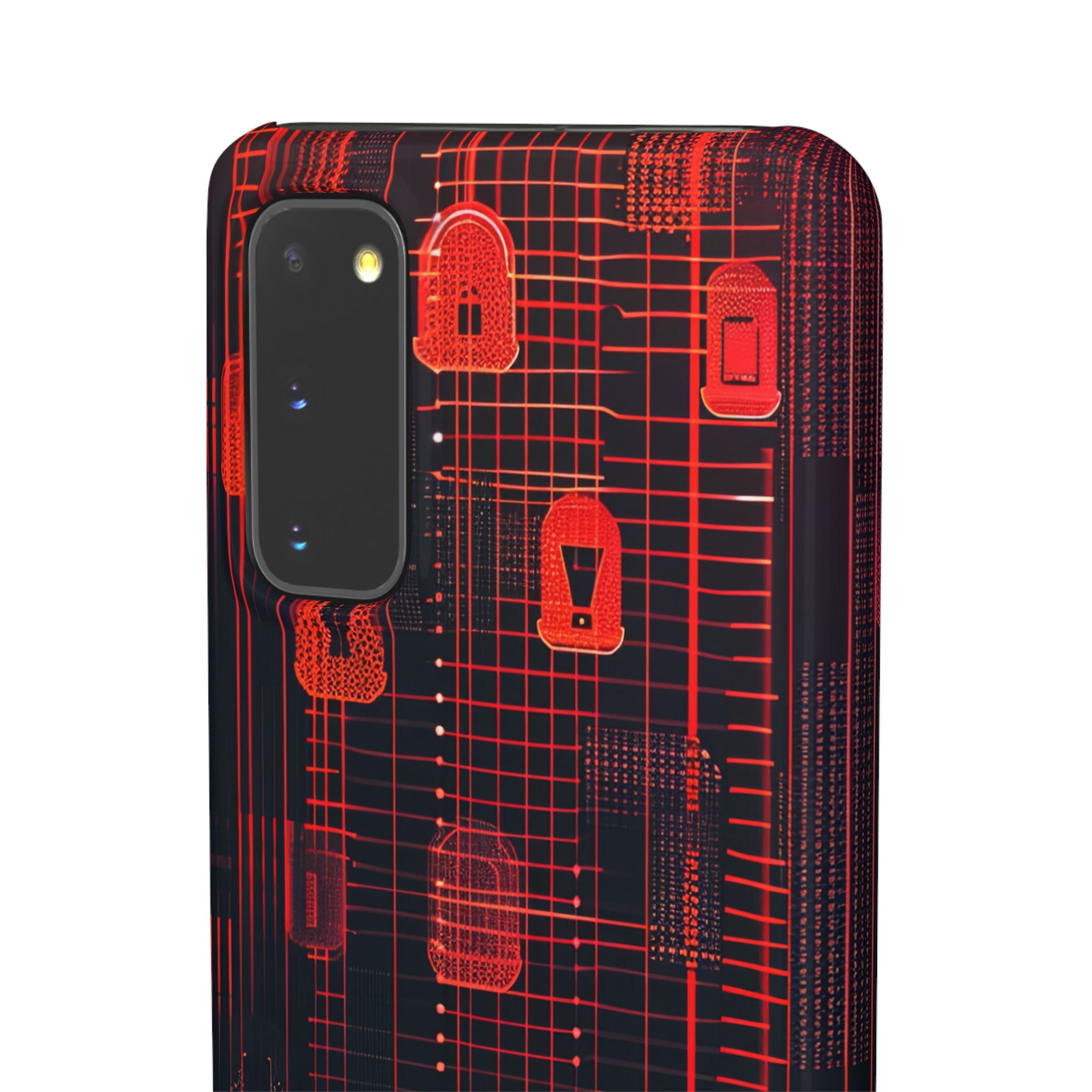 Gradient Cyber Lock Samsung S20 - Slim Phone Case