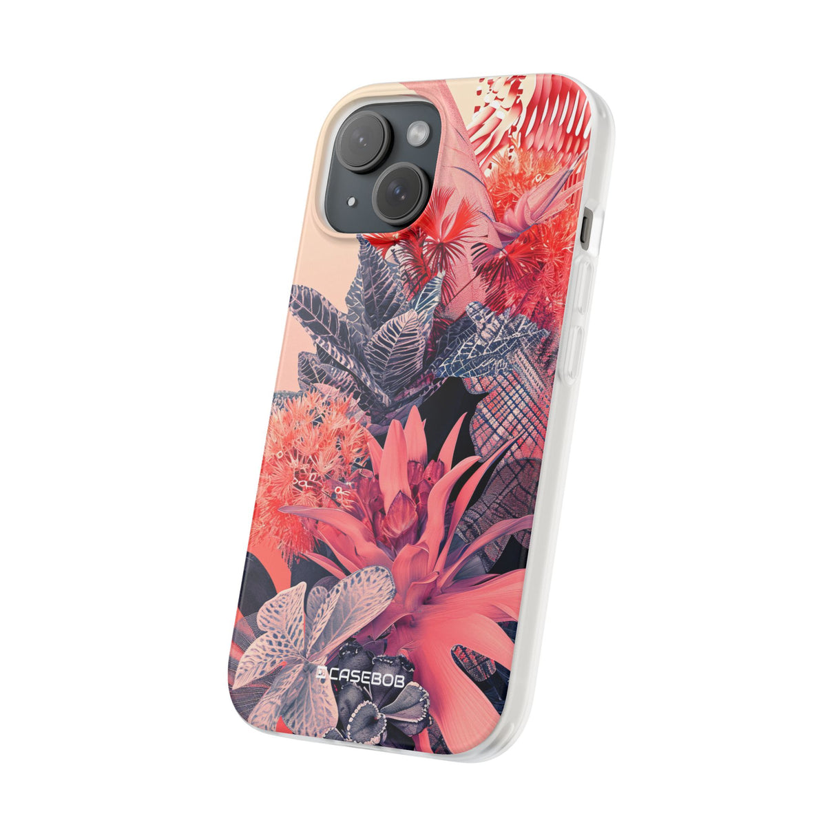 Living Coral Design | Handyhülle für iPhone (Flexible Hülle) 