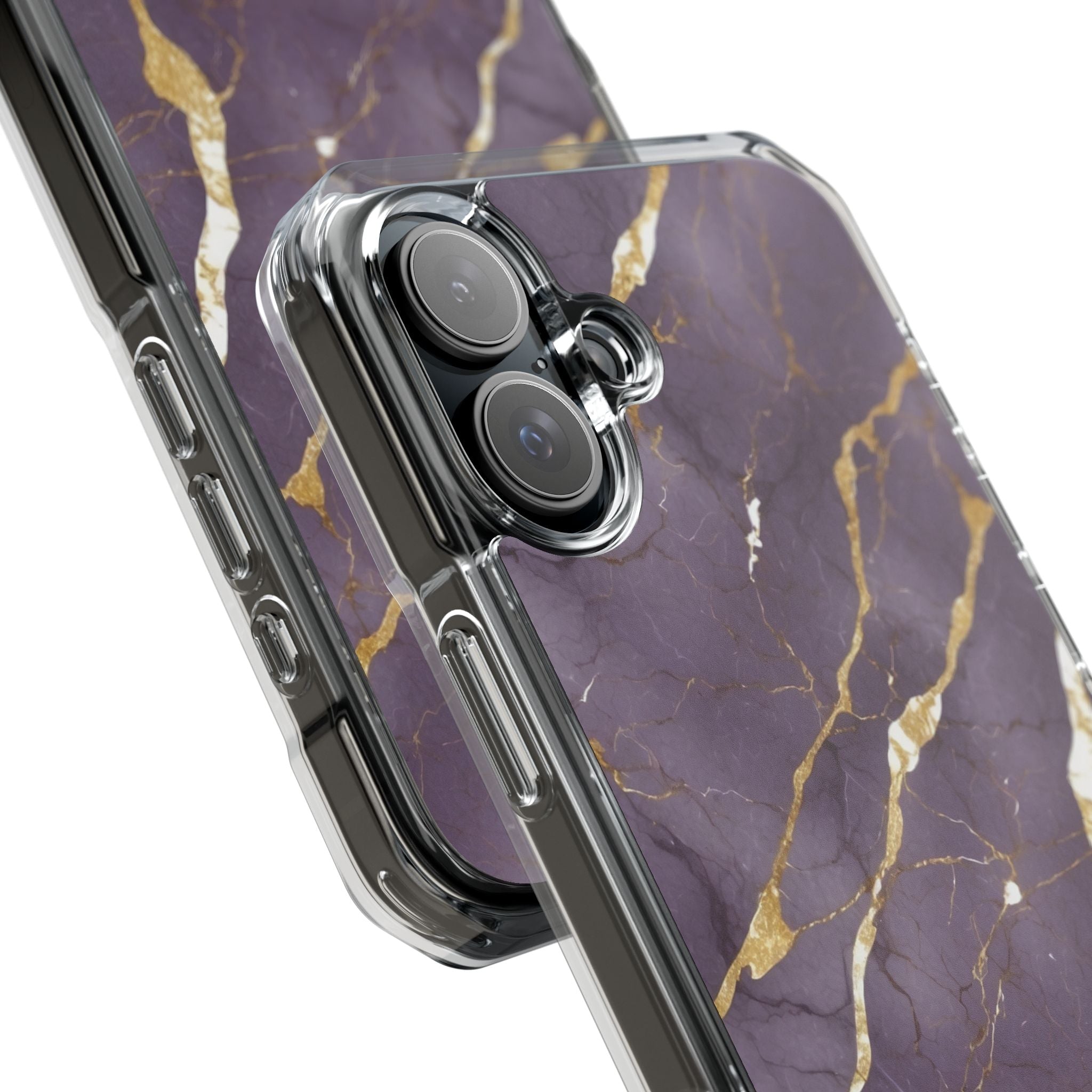 Golden Veins Flowing iPhone Case - Impact
