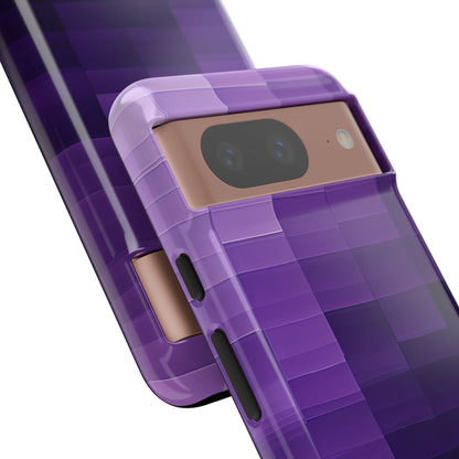 Purple Horizon Grid Google Pixel 8 - Tough
