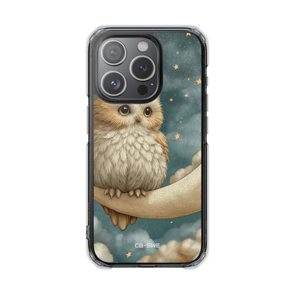 Owls Nestle Moon iPhone Case - Impact