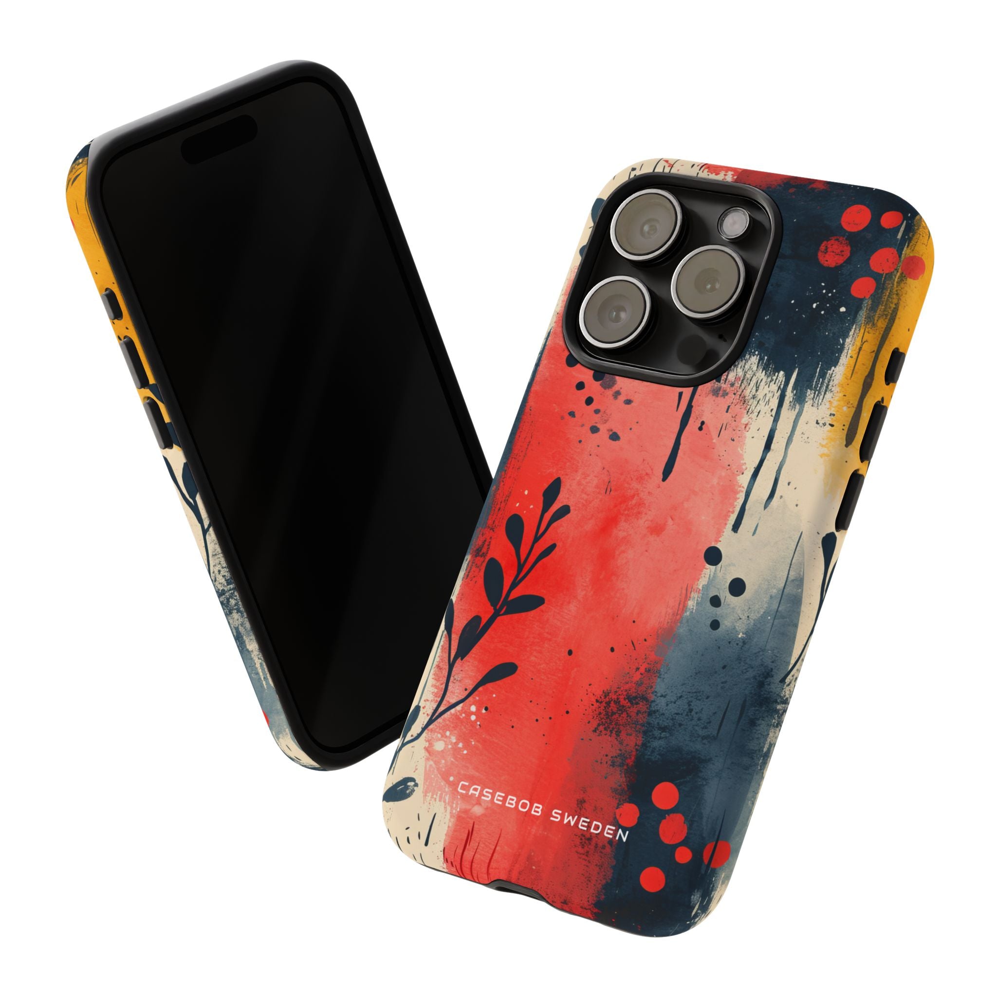 Vibrant Floral Energy iPhone 15 - Tough Phone Case