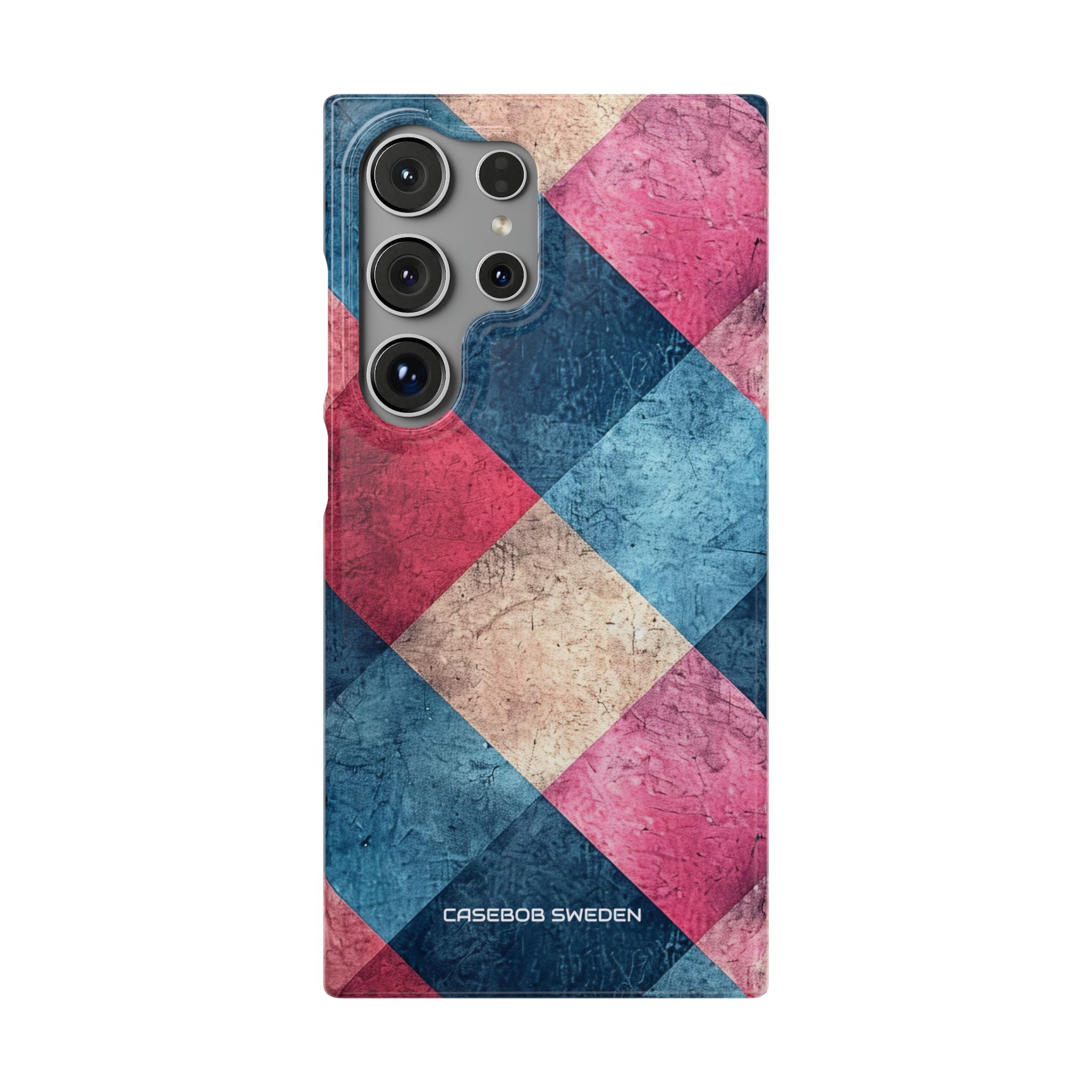 Bold Geometric Squares - Slim Samsung S24 Phone Case