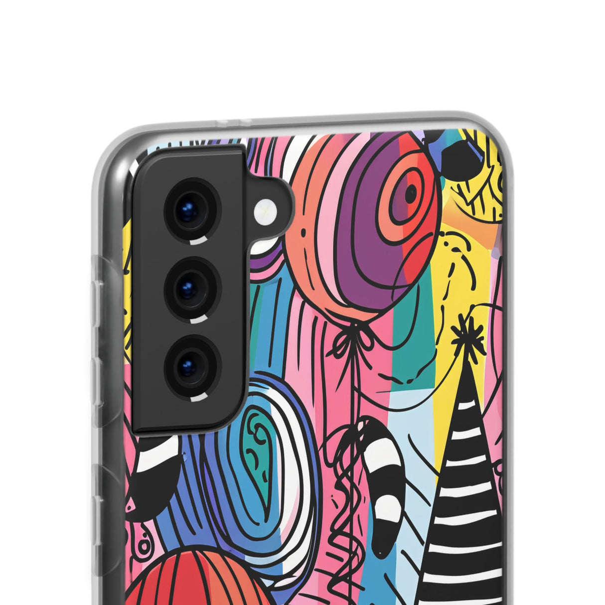 Vibrant Party Whimsy | Flexible Phone Case for Samsung Galaxy