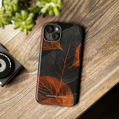 Autumn Leaf Elegance iPhone 15 - Tough Phone Case