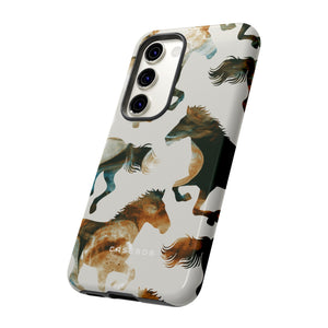 Tie Dye Horses - Protective Phone Case