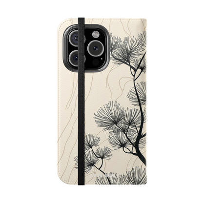 Spiky Tree Sunset - iPhone 16 Pro Case - Wallet