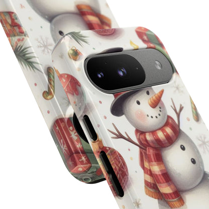 Snowman Wears Scarf - Google Pixel Case
