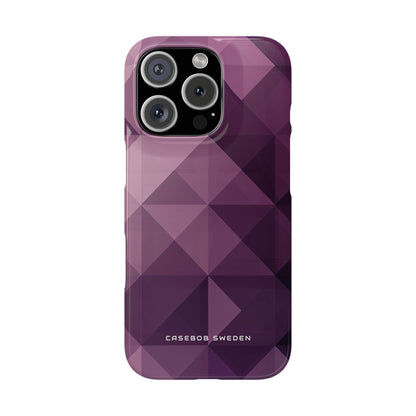 Gradient Purple Mosaic iPhone 16 - Slim Phone Case