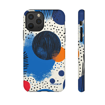 Blue Tranquil Geometry - Protective Phone Case