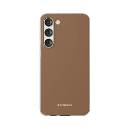 Chamoisee Brown | Handyhülle für Samsung Galaxy (Flexible Hülle) 