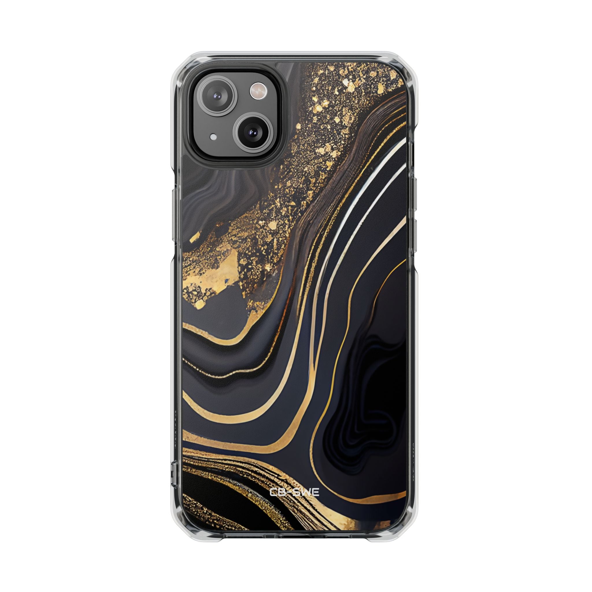 Elegant Gold Streams iPhone Case - Impact
