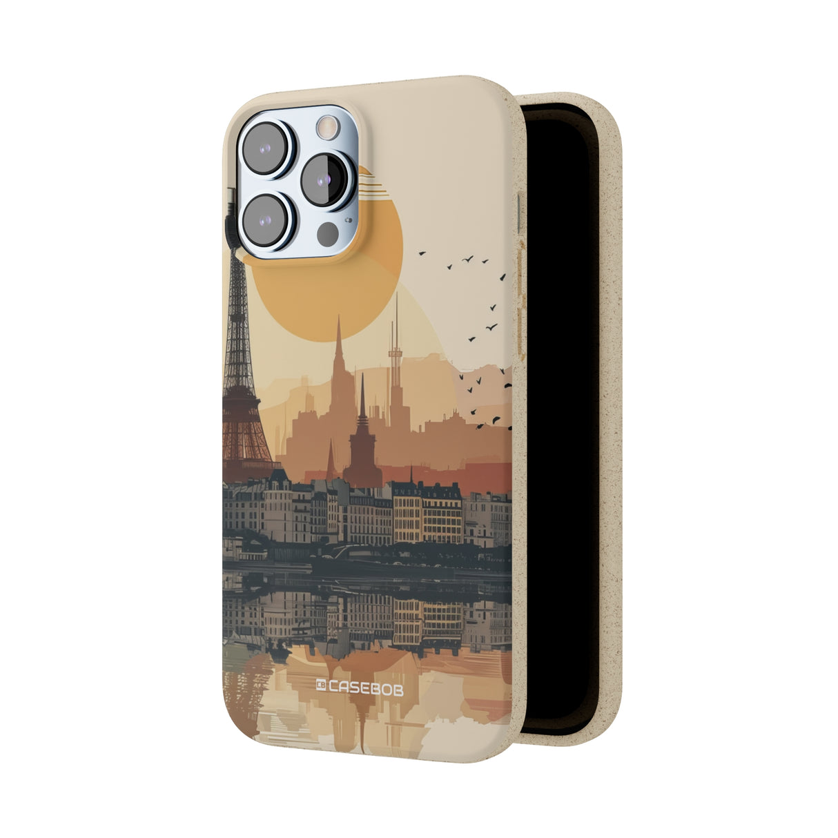 Parisian Sunset Serenity | Biodegradable Phone Case