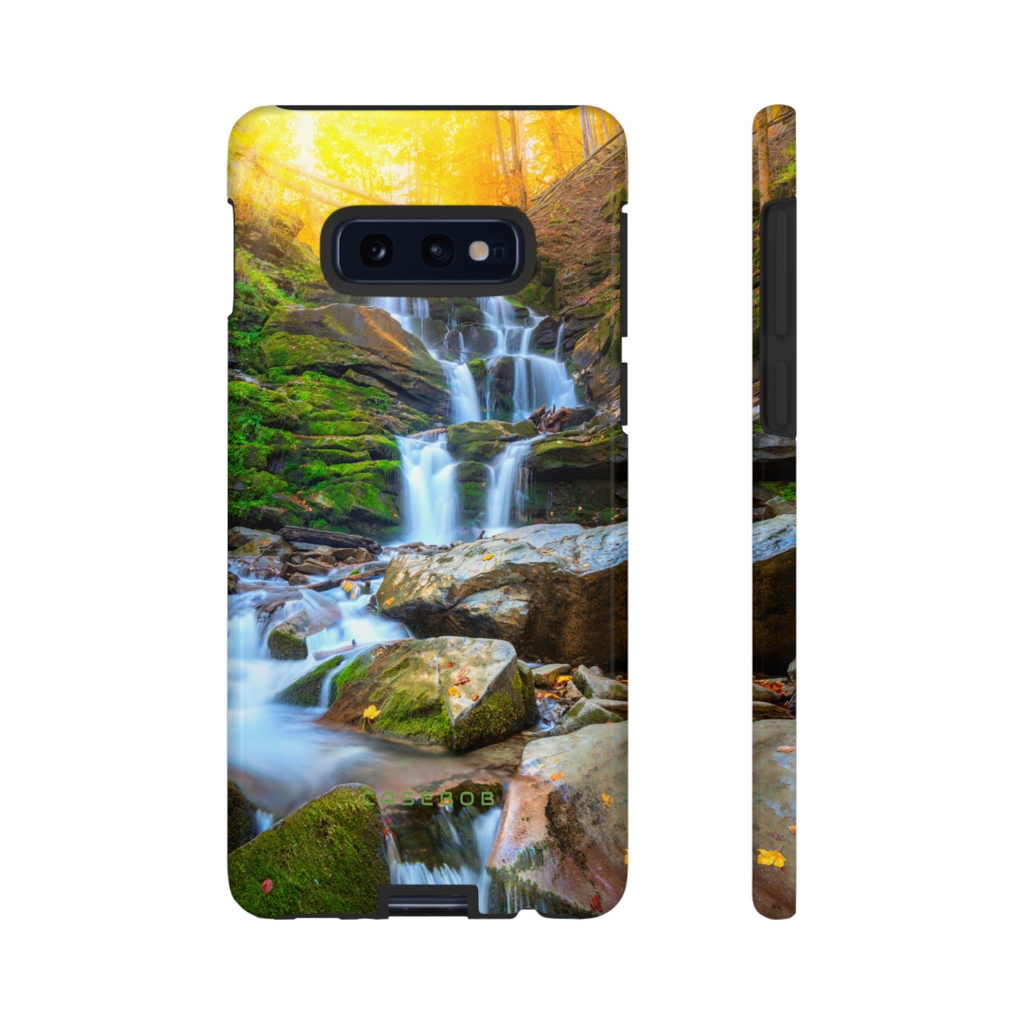 Autumn Mountain Waterfall - Protective Phone Case