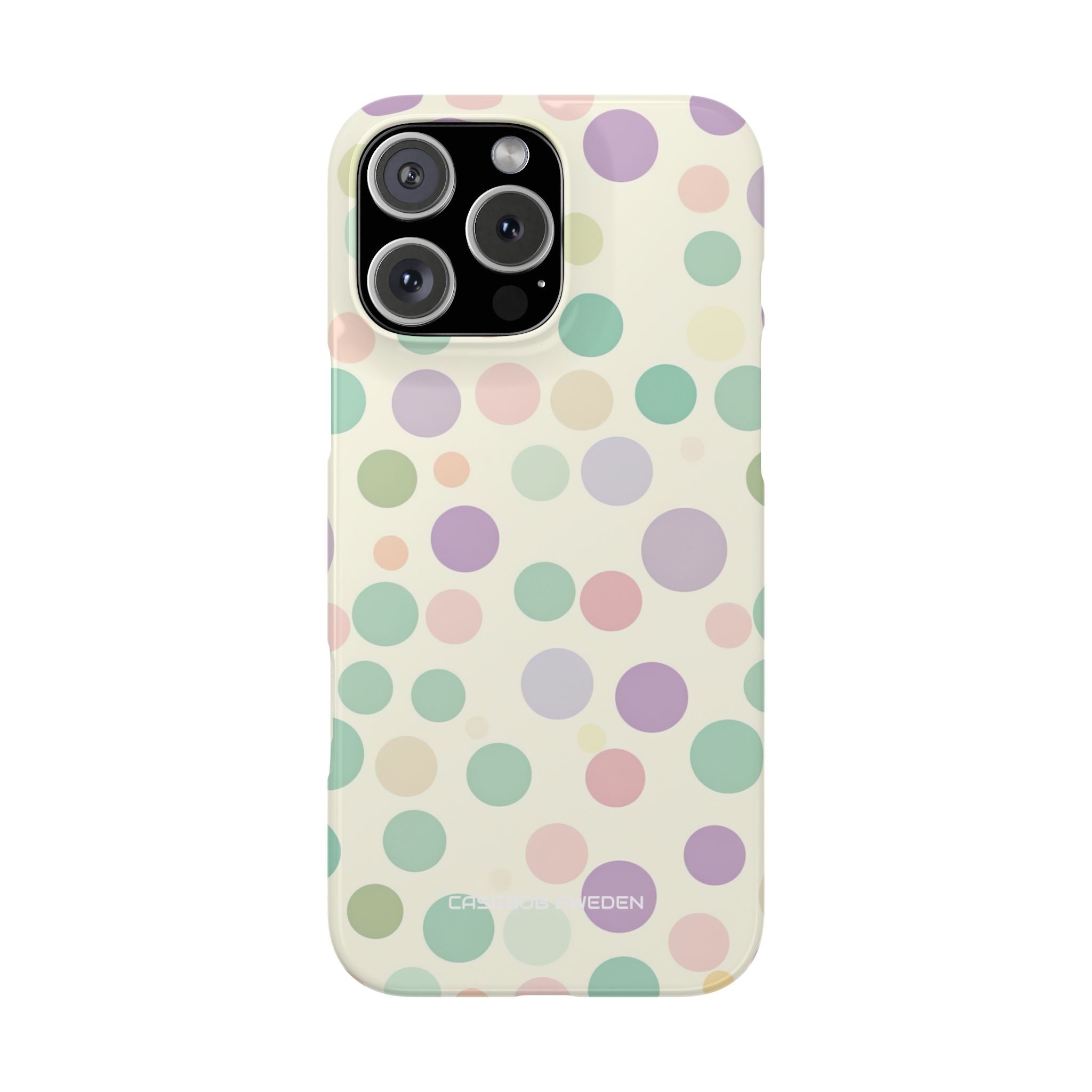 Playful Pastel Polka Dots - Slim iPhone 16 Phone Case