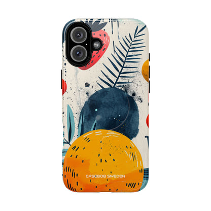 Vibrant Fruit Canvas - Tough + MagSafe® iPhone 16 Phone Case