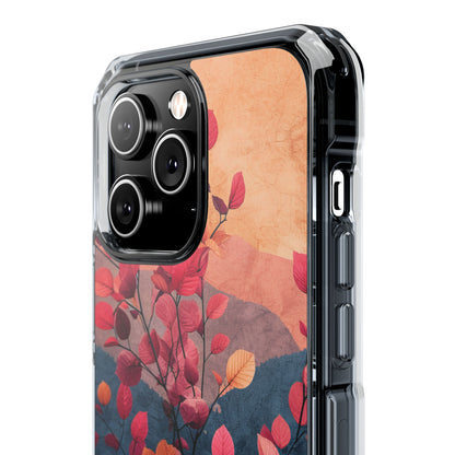 Vibrant Floral Harmony iPhone 14 - Clear Impact Phone Case