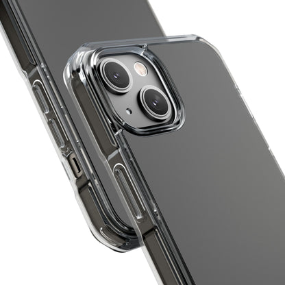 Dim Gray - Clear Impact Case for iPhone