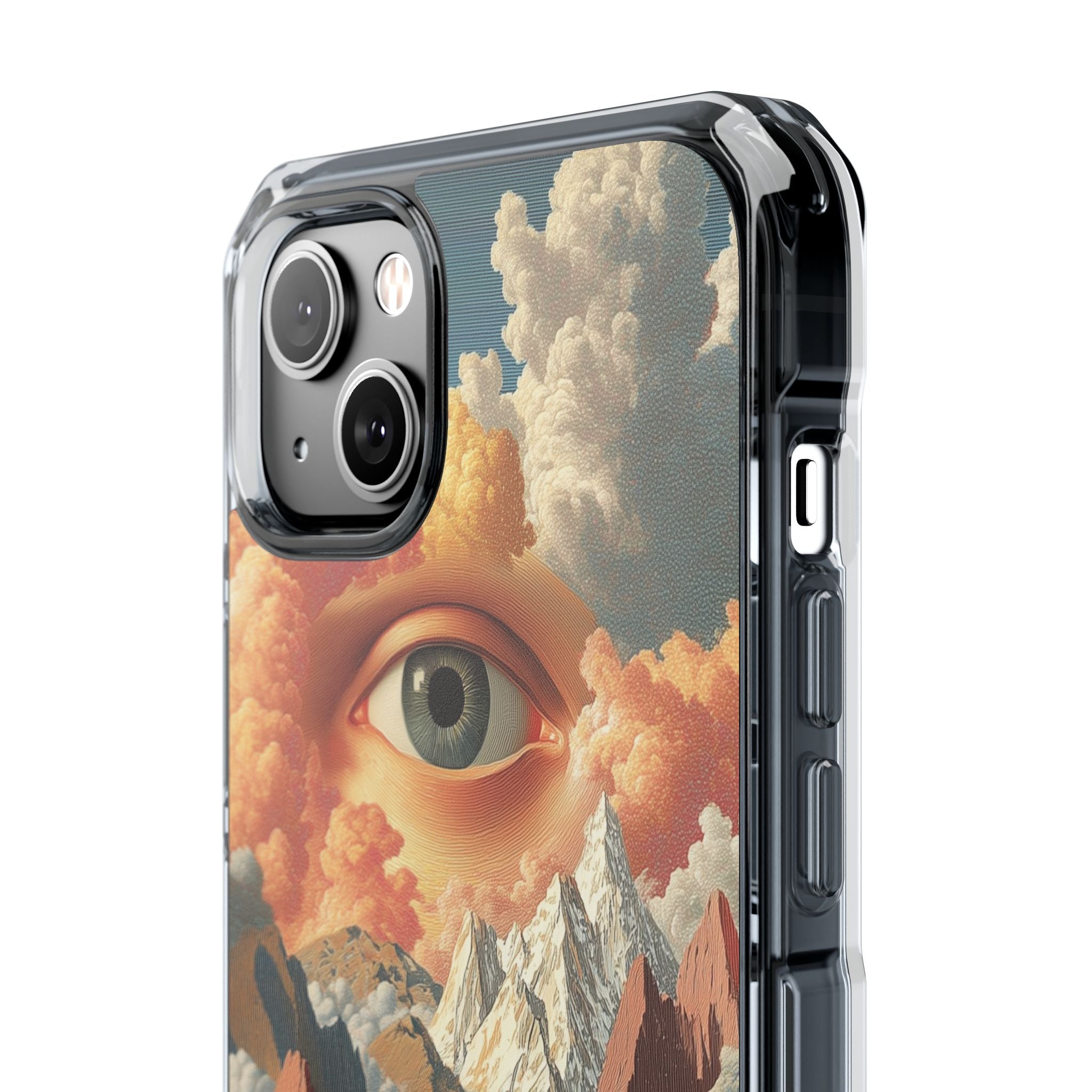 Eye Reflects Mountains iPhone Case - Impact