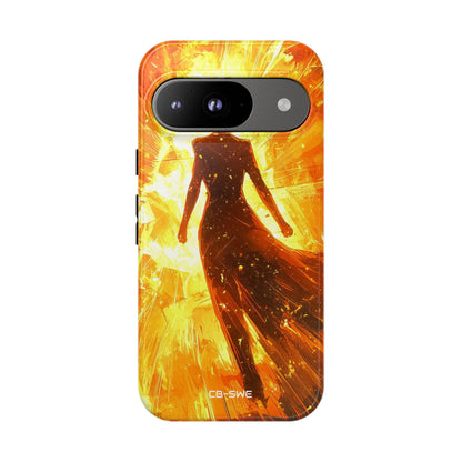 Fiery Energy Erupts - Google Pixel Case