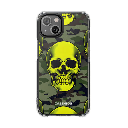 Neon Skull Camo iPhone 14 Case - Impact